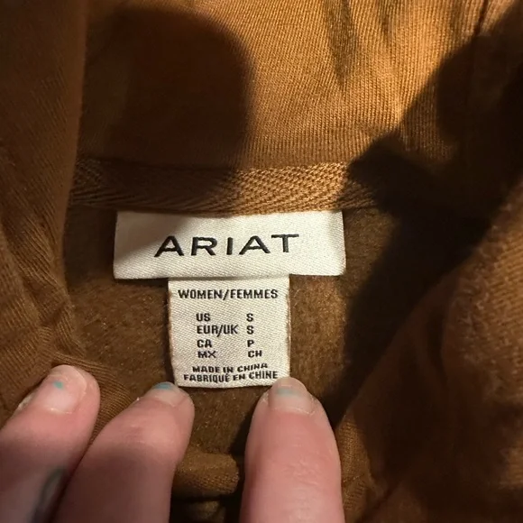 Ariat Tan Graphic Hoodie for Men - Picture 3 of 5